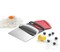 Kuchenprofi Scraper 3 Pc Set: Dough Cutter, Curved Edge And Flat Edge Scraper